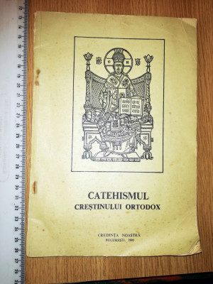 REVISTA RELIGIE CATEHISMUL CRESTIN ORTODOX 1990-IRINEU MIHALCESCU EP.MOLDOVEI foto