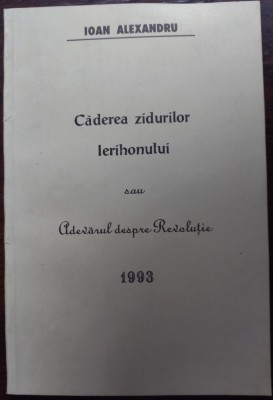 IOAN ALEXANDRU - CADEREA ZIDURILOR IERIHONULUI (VALENII DE MUNTE, 1993) foto