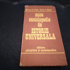 MARCEL POPA - MICA ENCICLOPEDIE DE ISTORIE UNIVERSALA