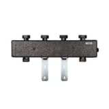 Distribuitor cu preselector hidraulic preizolat, Herz Pumpfix Combi DN25, 4 cai