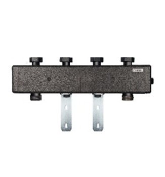 Distribuitor cu preselector hidraulic preizolat, Herz Pumpfix Combi DN25, 2 cai