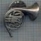 AX 576 INSIGNA TEMATICA MUZICA - INSTRUMENT MUZICAL ,,CORN ENGLEZESC&quot;