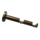 Consola galerie Gardinia Chicago, dubla, deschisa, metal, 20 mm, bronz 31371