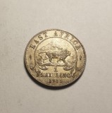 Africa de Est East Africa 1 Shilling 1925 Aunc Piesa Frumoasa
