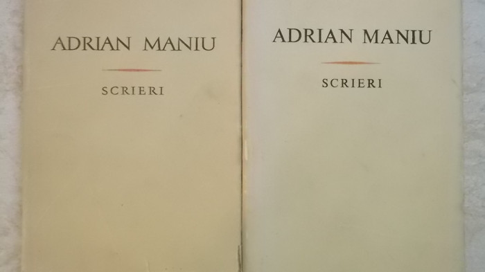 Adrian Maniu - Scrieri, vol. I-II, poezii, 1968