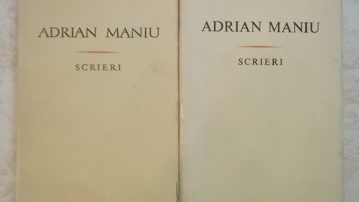 Adrian Maniu - Scrieri, vol. I-II, poezii, 1968