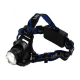 Lanterna frontala LED, functie Zoom, 3 moduri iluminare, reincarcabila