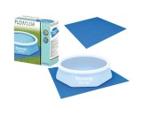 Prelata protectie baza piscina, 274 x 274 cm, polietilena, albastru, Bestway 3050