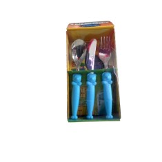 Set 3 piese tacamuri copii Pappallegra ursulet albastru