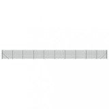 Cumpara ieftin Gard plasa de sarma cu bordura, verde, 2,2x25 m