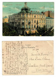 Bucuresti 1913 - Hotel Bristol, carte postala circulata