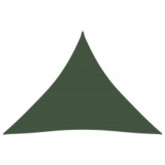 vidaXL Panza parasolar, verde inchis, 5x5x5 m, 160 g/m?, HDPE foto