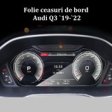 Folie sticla securizata ceasuri de bord inalte Audi Q3 2019-2022