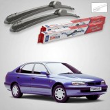 Cumpara ieftin Ștergătoare Toyota Carina E Hatchback 1992-1997 | Set Față Flat &ndash; TeamCar&reg;