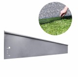 Rasenkante Abschlussst&uuml;ck 18,5cm x 113cm | Rasenkanten | Beeteinfassung | Beetumrandung | Beetbegrenzungen, Color-GS: ohne Farbe