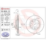 Set disc frana Mazda Mx-5 3 (Nc) 03.05-12.14, Fata, 290X22mm, ventilat, BREMBO