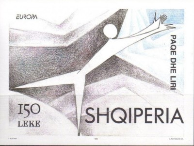 Albania 1995 Europa CEPT imperf.sheet Mi.B104 MNH CA.006 foto