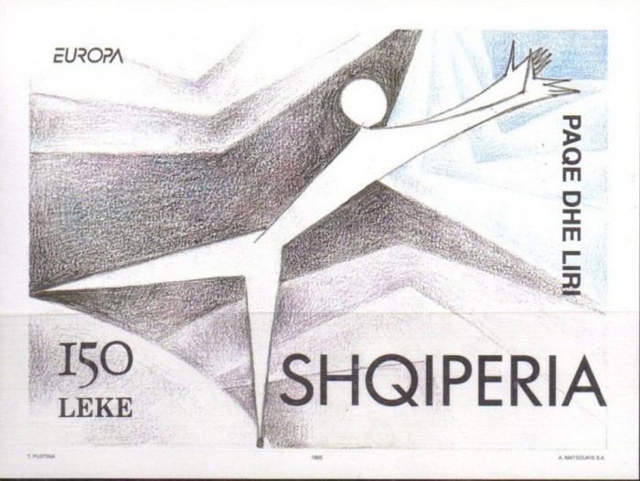 Albania 1995 Europa CEPT imperf.sheet Mi.B104 MNH CA.006