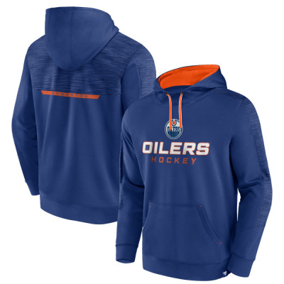 Edmonton Oilers hanorac de bărbați cu glugă Poly Fleece POH blue - 2XL foto