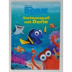 FINDET DORIE , VORLESESPAS MIT DORIE ( GASESTE- L PE DORIE ) SERIA DISNEY - PIXAR , TEXT IN LIMBA GERMANA , 2017