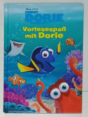 FINDET DORIE , VORLESESPAS MIT DORIE ( GASESTE- L PE DORIE ) SERIA DISNEY - PIXAR , TEXT IN LIMBA GERMANA , 2017 foto