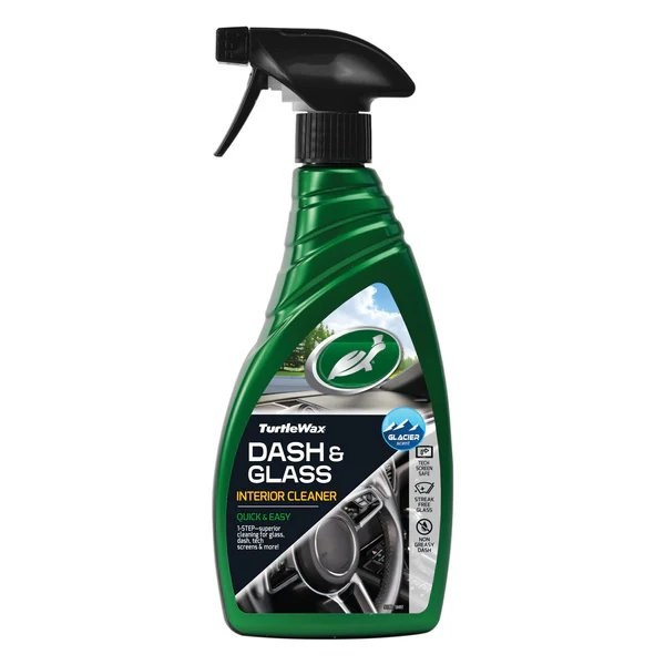 Solutie pentru curatat bordul si elementele din sticla din interior Turtle Wax Dash &amp; Glass 500ml AutoDrive ProParts