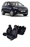 Huse scaune dedicate Ford Kuga (2017-2019) Bancheta fractionata si huse cotiere