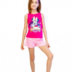 Pijama copii, cu maieou, Disney Minnie 100% bumbac