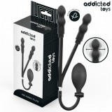 Addicted Toys-Plug Anal Dublu Umflat Model 1-Silicon, Waterproof