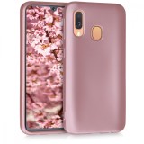 Husa pentru Samsung Galaxy A40, Silicon, Rose Gold, 48546.31, Roz, Carcasa, Kwmobile