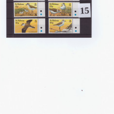 15-ST.HELENA-WWF-PASARI-Serie de 6 timbre MNH