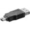 Adaptor OTG mini USB 5 pini la USB A mama pentru case de marcat
