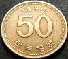 Moneda 50 WON - COREEA DE SUD, anul 1990 * cod 3657, Asia