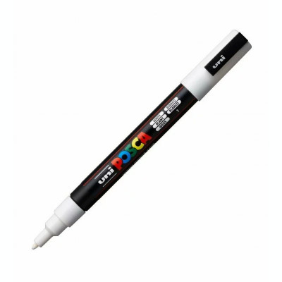 Marker Uni Posca 0.9-1.3Mm PC-3M Ivory foto