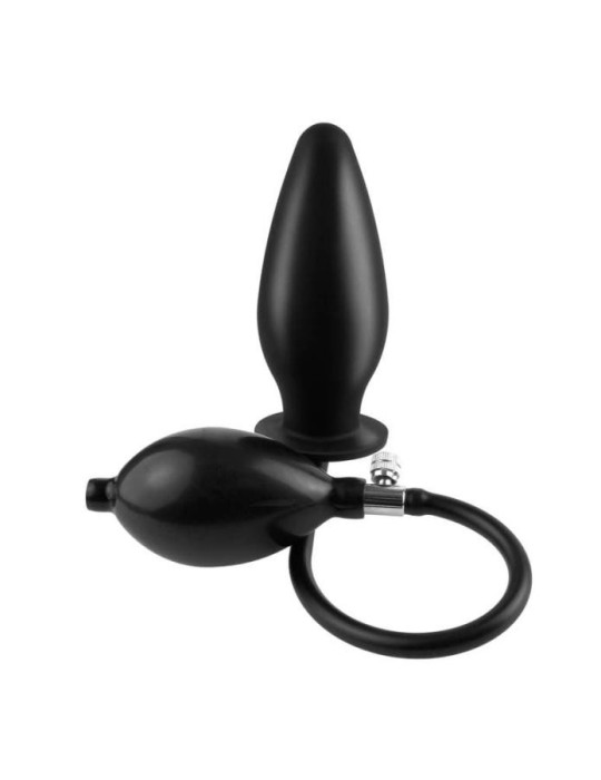 Dop Anal Gonflabil, Negru, 11 cm