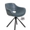 Scaun rotativ dining din piele naturala ✔ model TREPIED