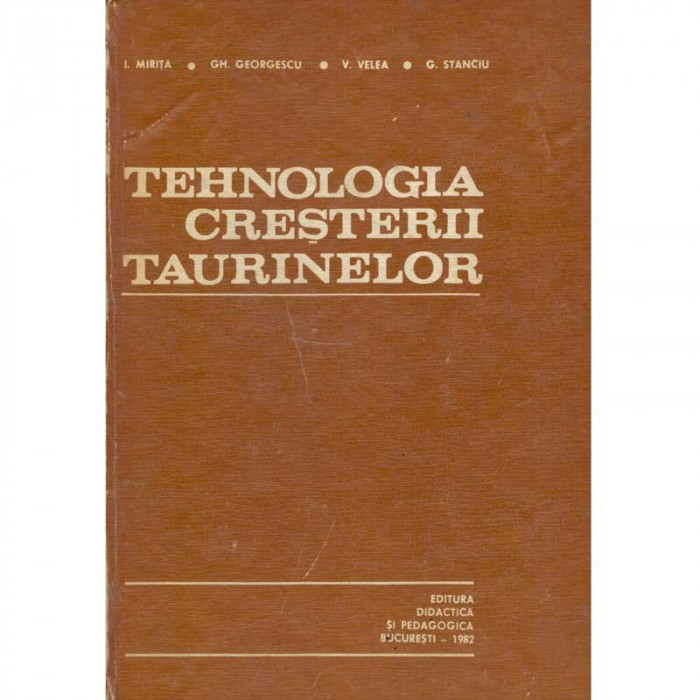 colectiv - Tehnologia cresterii taurinelor - 135201