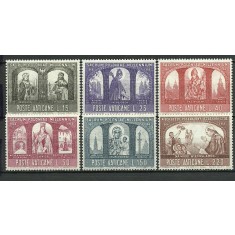 Vatican 1966 - 1000th aniv. catolicism in Polonia, serie neuzata