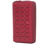Cumpara ieftin Portofel dama de piele Lavalen, protectie RFID, rosu maroniu, 20 x 11 x 4 cm - RESIGILAT