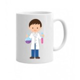 Cana alba personalizata, &quot;Cel mai tare chimist &quot;model 2, INOVATIX&reg;. 330 ml, Oem