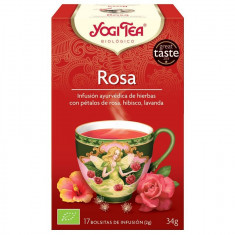 Ceai bio de Trandafiri 17 pliculete 34g Yogi Tea
