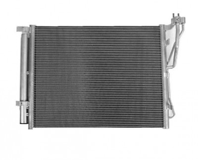 Condensator climatizare Kia Optima (JF), 11.2015-, motor 1.6 T-GDI, 133 kw; 2.0 T-GDI, 183 kw benzina, full aluminiu brazat, 525 (485)x390 (380)x16 m foto