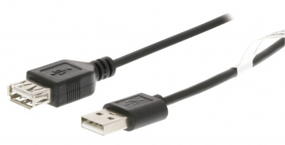 Cablu extensie USB 2.0 A tata - USB A mama 3m VALUELINE foto