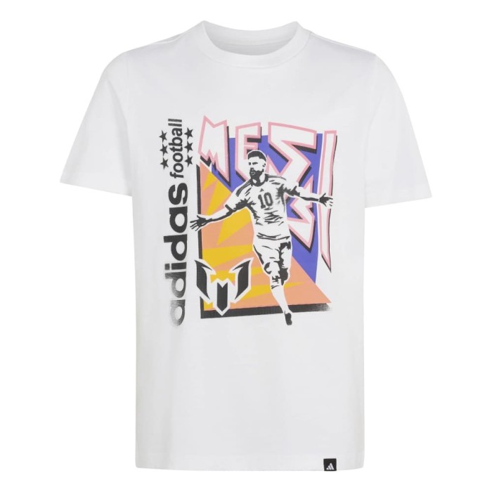Lionel Messi tricou de copii Graphic Fun white - 164