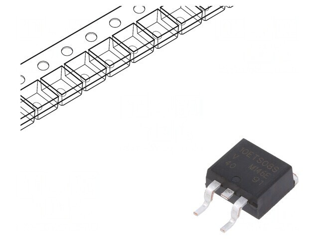 Diodă Schottky SMD 800V 10A D2PAK