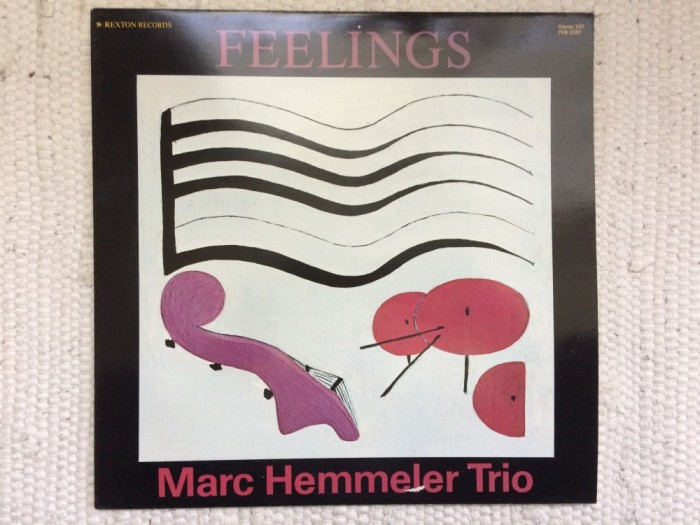 marc hemmeler trio feelings 1982 album disc vinyl lp muzica jazz world contemporary jazz NM
