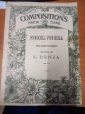 AS - PARTITURA - CANTEC POPULAR DE PIEDIGROTTA, MUZICA L.DENZA - FUNICULI - FUNICULA! , pentru pian