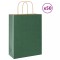 vidaXL Saci de h&acirc;rtie 50 buc cu m&acirc;nere verde 26x12x35 cm