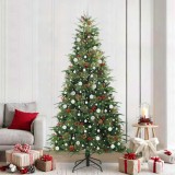 vidaXL Brad de Crăciun artificial cu ramuri articulare Verde 240 cm 3397448