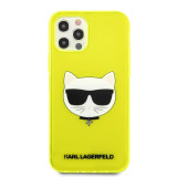 Cumpara ieftin Husa Karl Lagerfeld Choupette Head pentru iPhone 12/iPhone 12 Pro Yellow